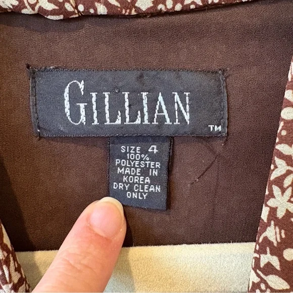 Gillian Vintage Floral 90s Retro Jumpsuit Sz 4 - Picture 4 of 8